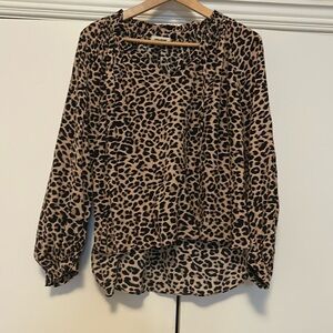 Zadig & Voltaire leopard chic blouse